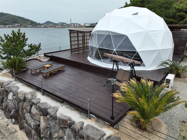 香川県小豆島町/グランピング/マリンリゾート小豆島/エンジェルロードサイト