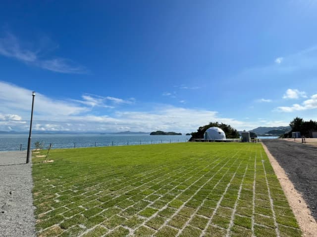 マリンリゾート小豆島のフリーキャンプサイト